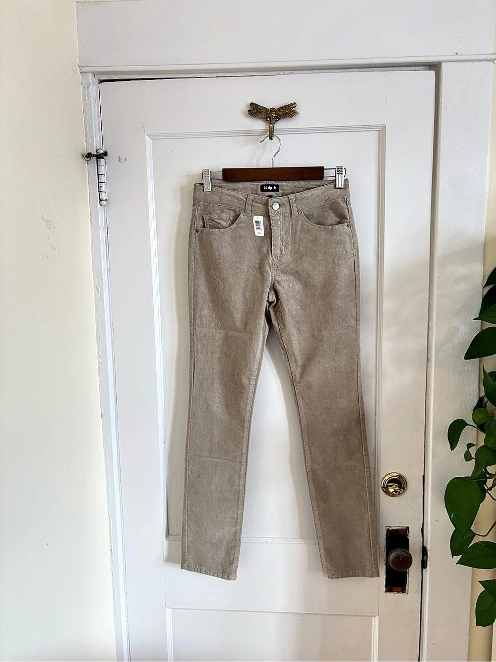NWT Kidpik Girl’s Beige Corduroy Jeans Size 14